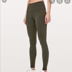 Lululemon Olive Green Wunder Unders